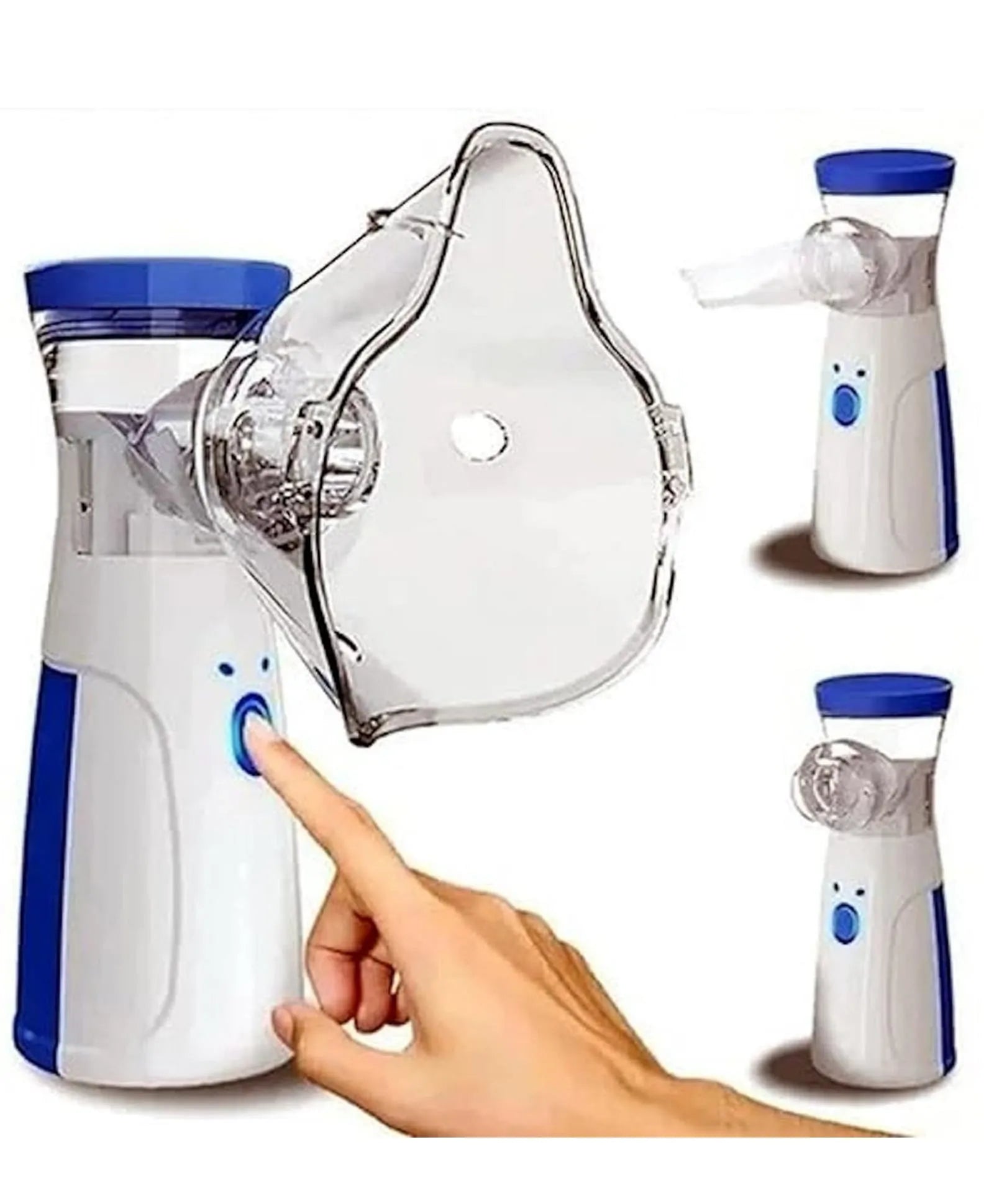 YAMAMA Portable Mesh Nebulizer, Silent & Compact Nebulizer Machine for Adult and Kids, Travel and Household Daily Use, Steam Inhaler Quick Relief, Effective for Cough, Asthma, Bronchitis and Sinusitis