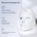 Red Light Therapy Mask For Face,7 Colors Led Face Mask Light Therapy,At-Home Photon Skin Care